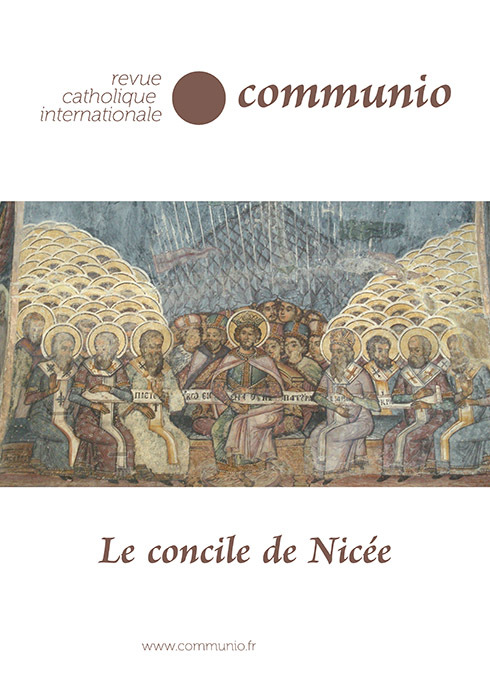 Le concile de Nicée Communio tome 49