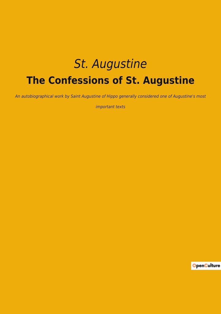 The Confessions of St. Augustine