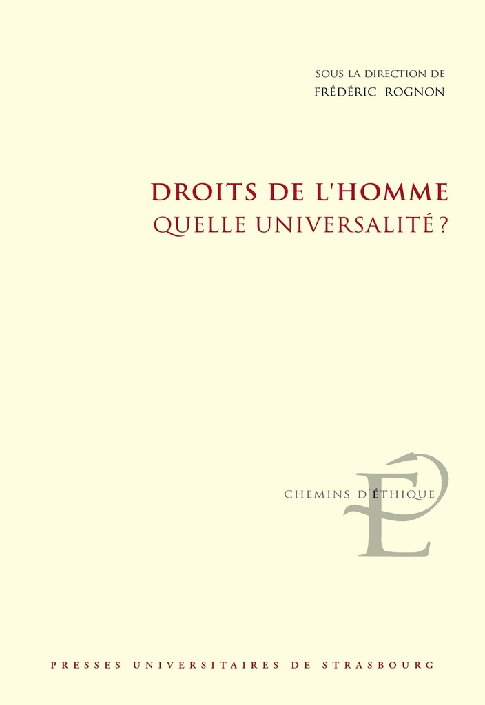 Droits de l’homme : quelle universalité ?