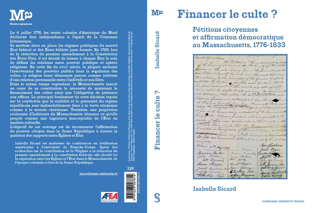 [9791023107814] Financer le culte ?