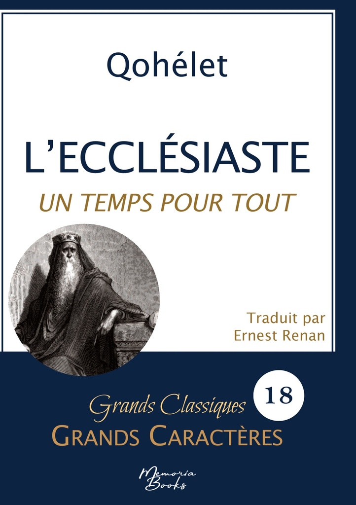 [9782384370306] L'Ecclésiaste en grands caractères