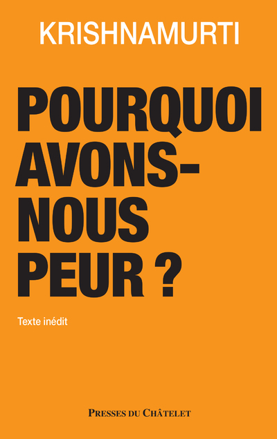 [9782381950587] Pourquoi avons-nous peur ?
