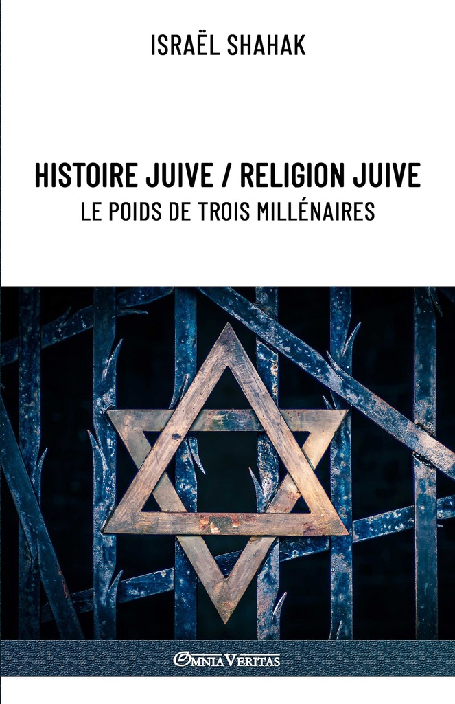 Histoire juive / Religion juive  le poids de trois millénaires