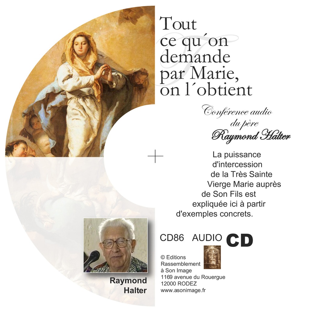 Tout ce qu'on demande par Marie, on l'obtient - CD enseignement audio - CD86