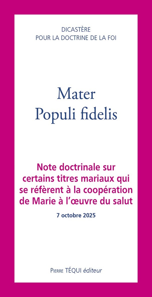 Mater Populis Fidei
