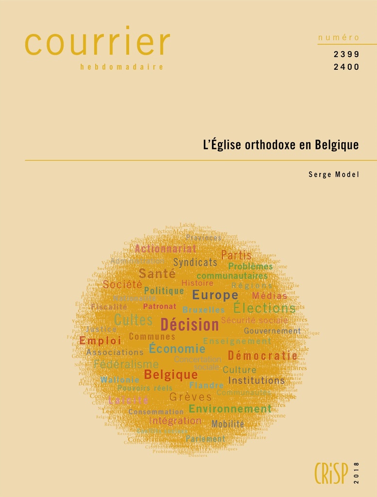 CH2399-2400-L'EGLISE ORTHODOXE EN BELGIQUE
