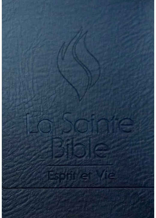 La Sainte Bible Esprit et Vie SIMILI CUIR PU NOIR
