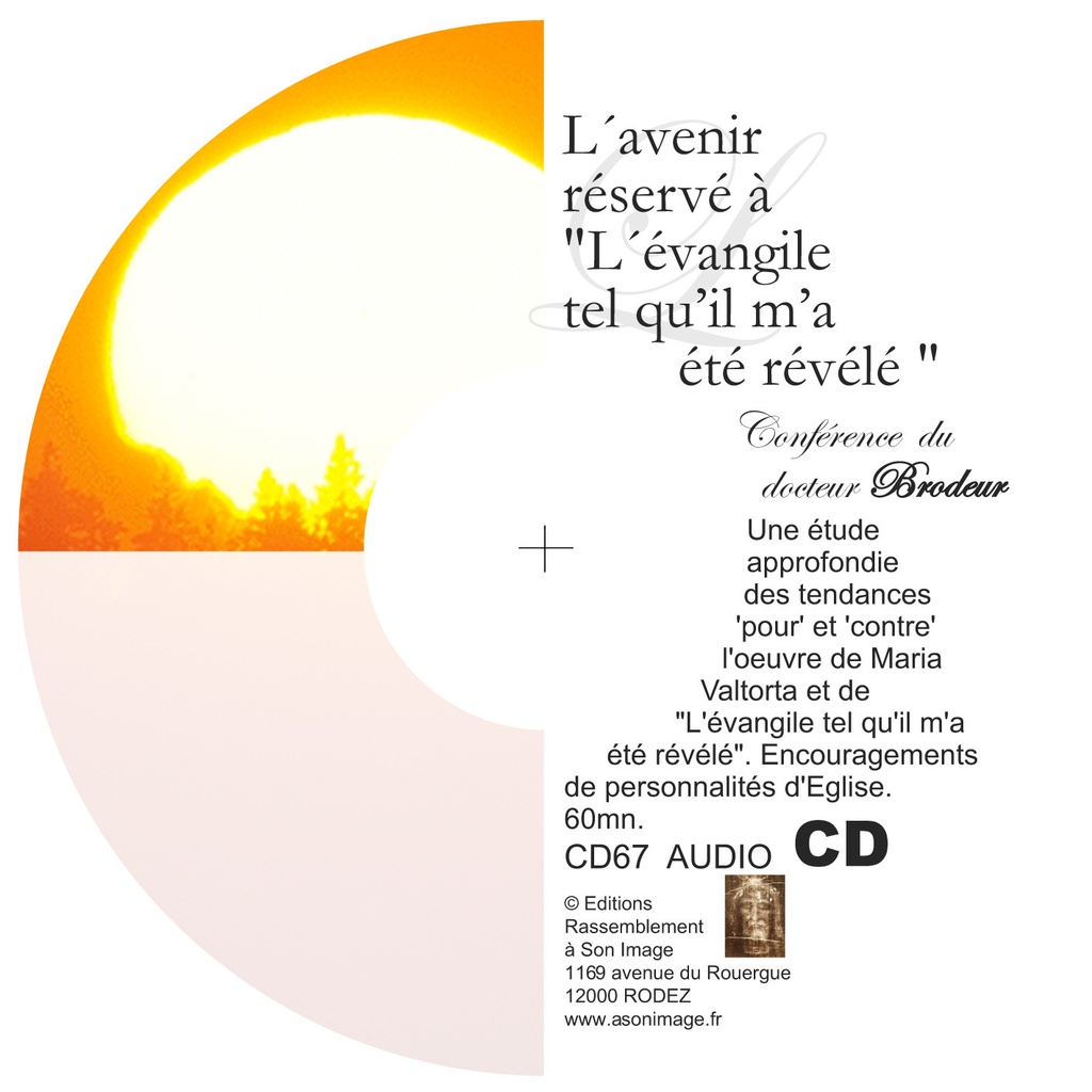 [0642968544006] L'avenir réservé à l'évangile tel...  - CD enseignement audio - cd67