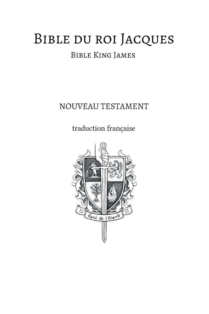 [9789523908734] Bible du roi Jacques - Bible King James - Nouveau testament