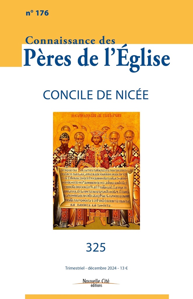 Connaissance des Pères de l'Église n° 176