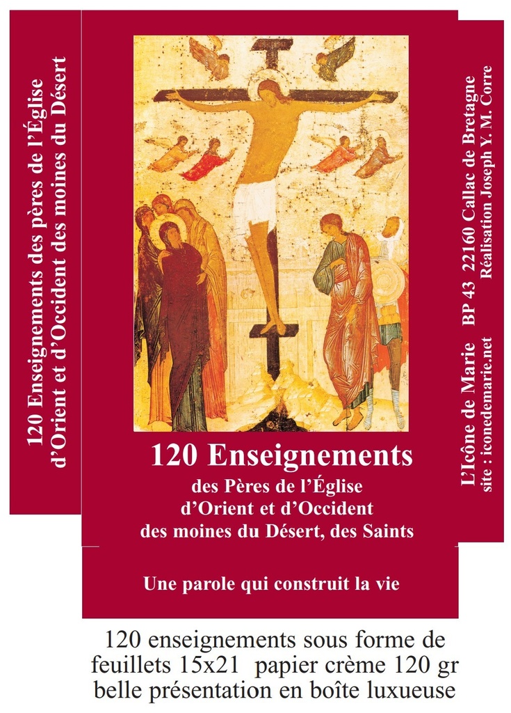120 Enseignements des pères de l’Eglise  d’Orient et d’Occident