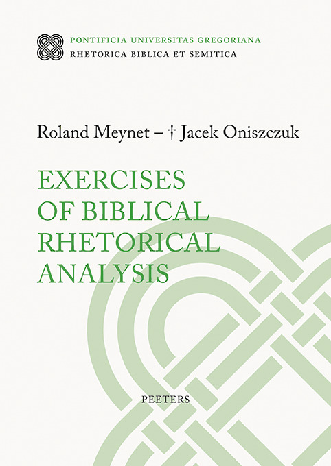 Exercises of Biblical Rhetorical Analysis