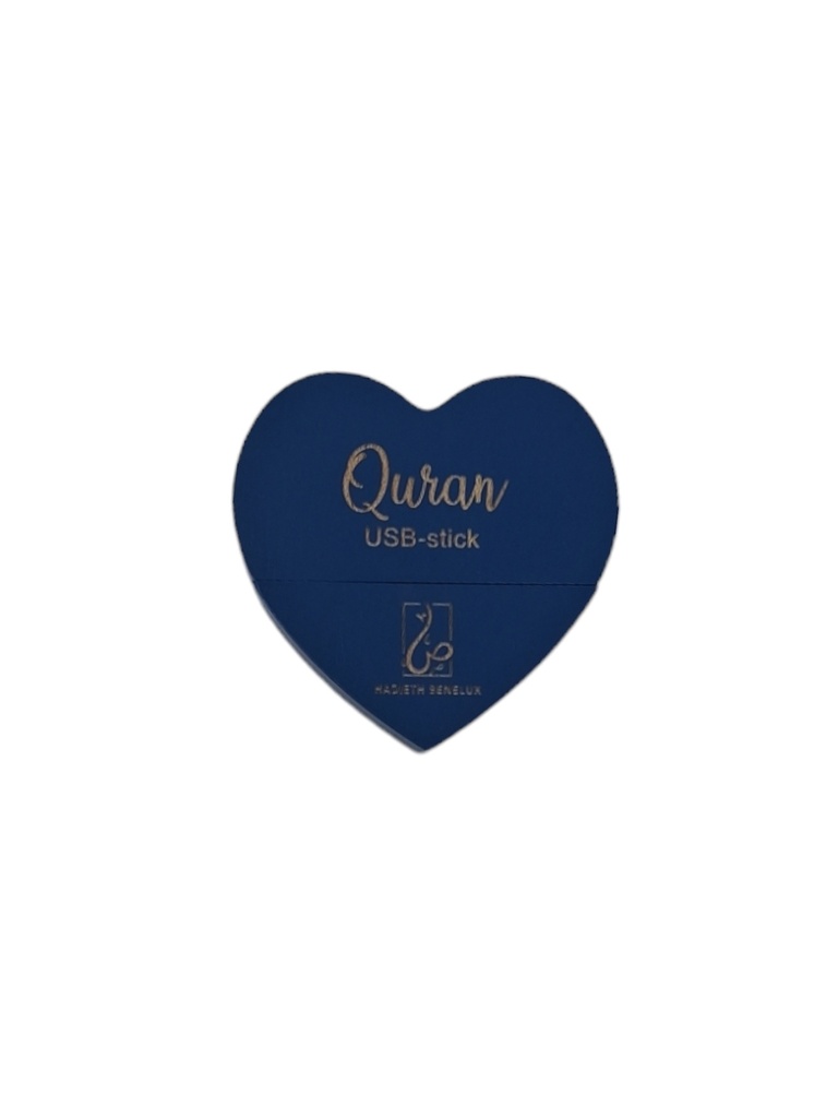 QURAN CLé USB  COEUR BLEU FON