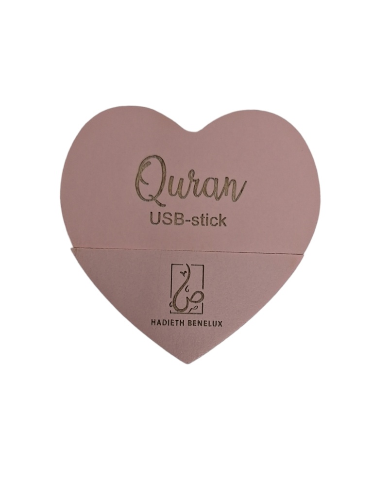 QURAN CLé USB  COEUR ROSE CLA