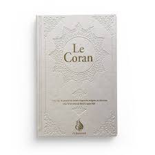 Coran Hafs  Blanc  Dorure 12x17