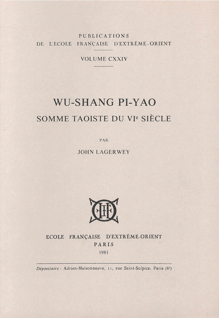 [9782855397245] Wu-Shang Pi-Yao