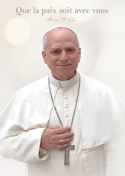 Carte postale Pape Léon XIV (par 20)
