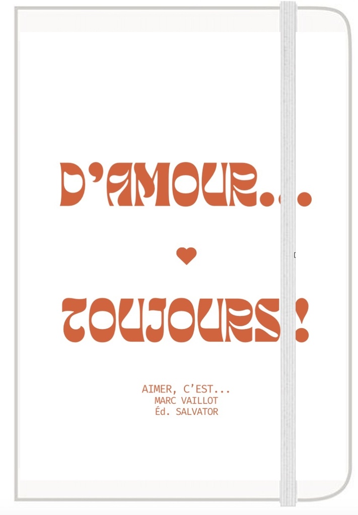 Carnet A6 D'amour... toujours ! Vintage