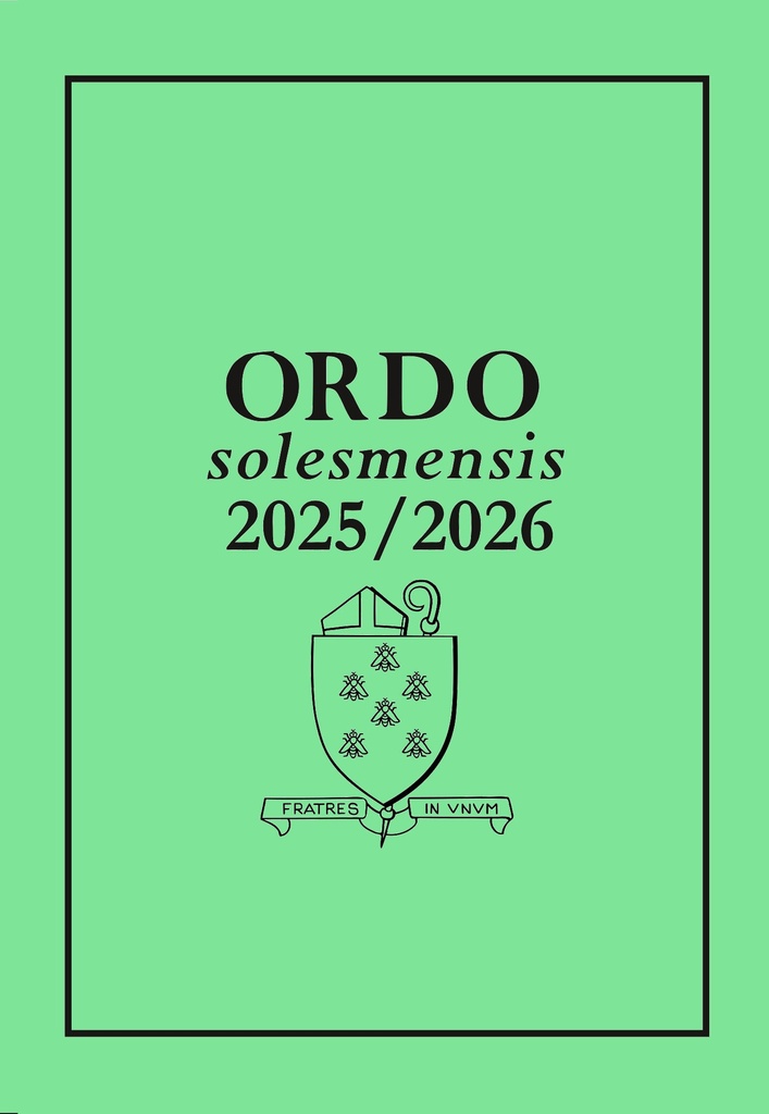Ordo Solesmensis 2025/2026