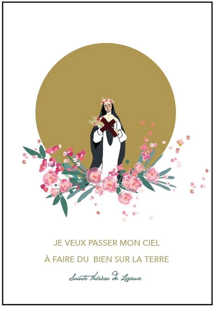 [3700000288428] Lot de 25 images en dorure "En Dieu sur la Terre version 2"