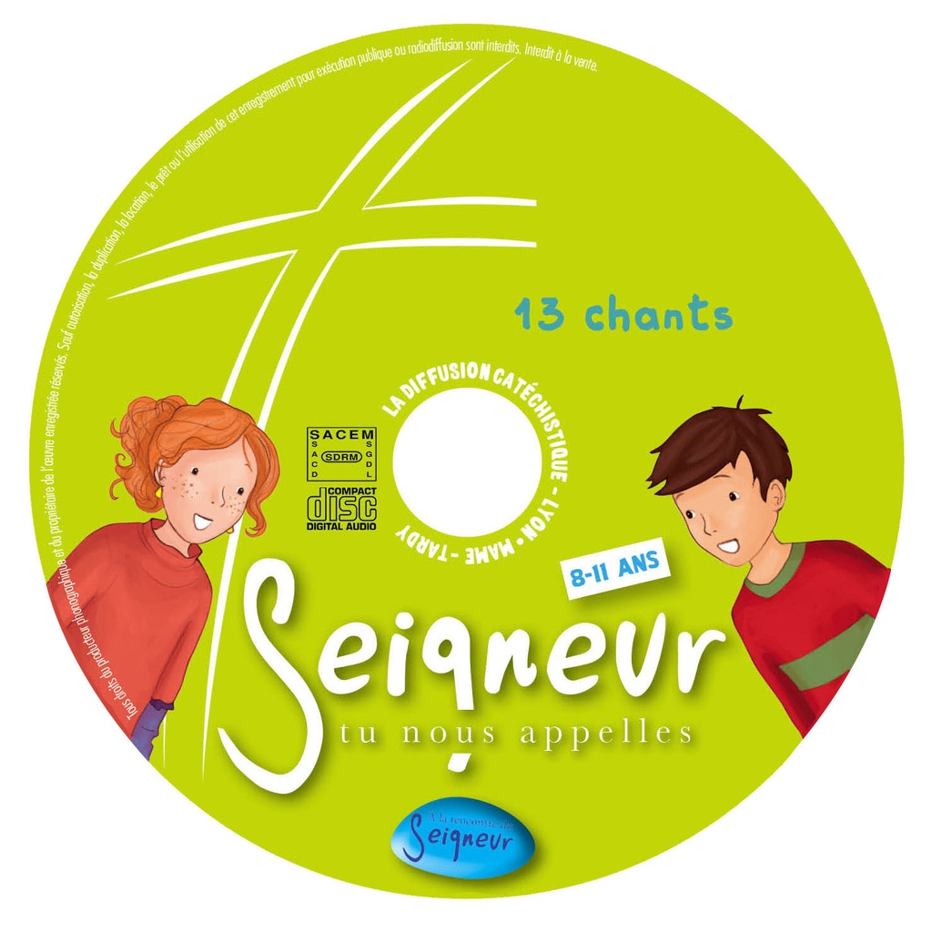 8-11 ans - Compilation 13 chants (CD enfant)