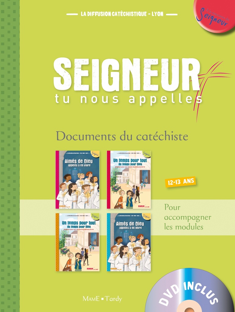 12-13 ans - Agenda Seigneur tu nous appelles vert