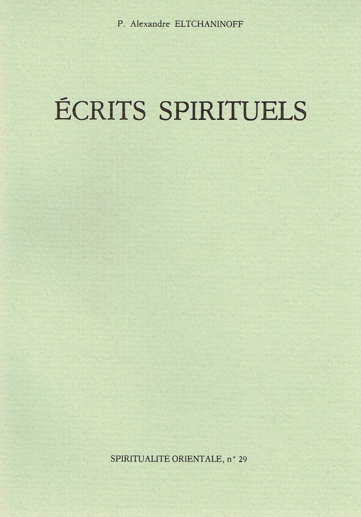 ECRITS SPIRITUELS