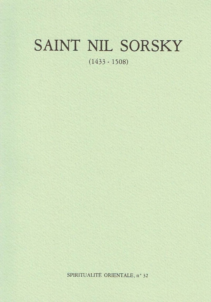 SAINT NIL SORSKY