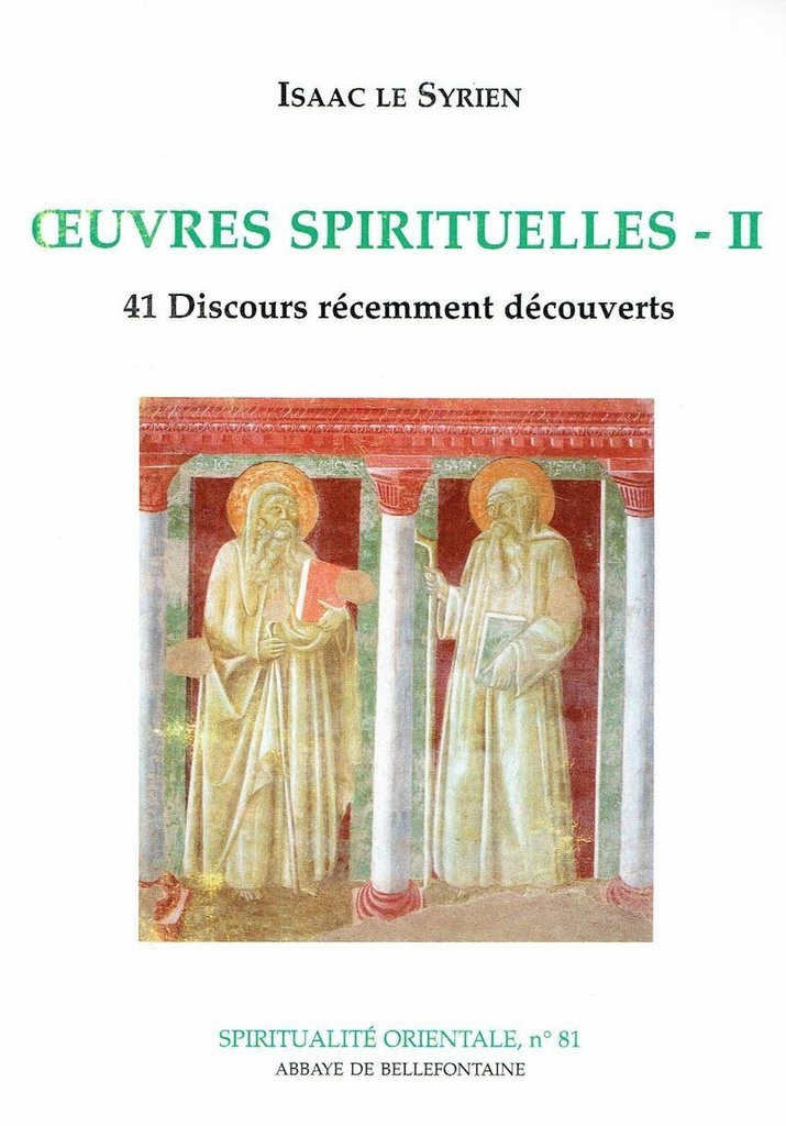 OEUVRES SPIRITUELLES 2 41 DISCOURS RECEMMENT DECOUVERTS