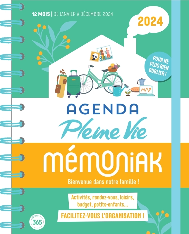 Agenda Pleine Vie Mémoniak 2024, janvier à décembre 2024
