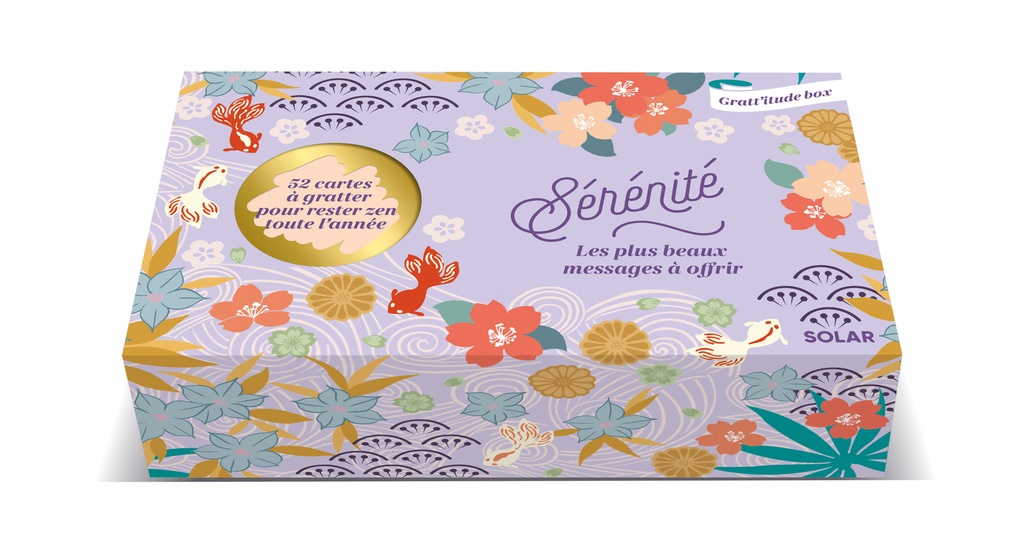 Grattitude Box Sérénité. Les plus beaux messages à offrir - 52 cartes à gratter pour rester zen toute l'année