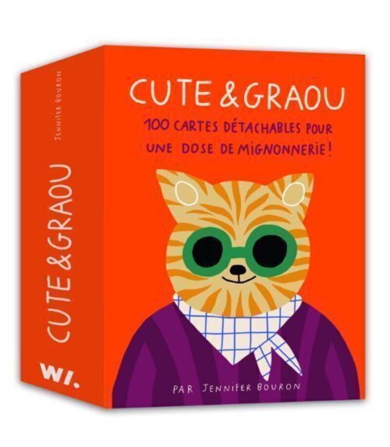 Cute & Graou - 100 cartes détachables pour une dose de mignonnerie !