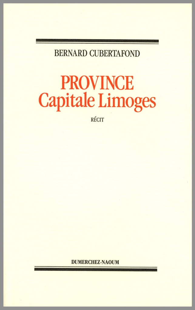 Province Capitale Limoges