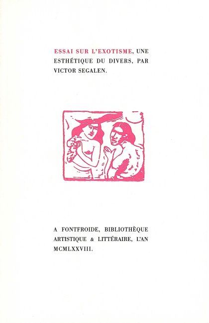 Essai sur l’exotisme