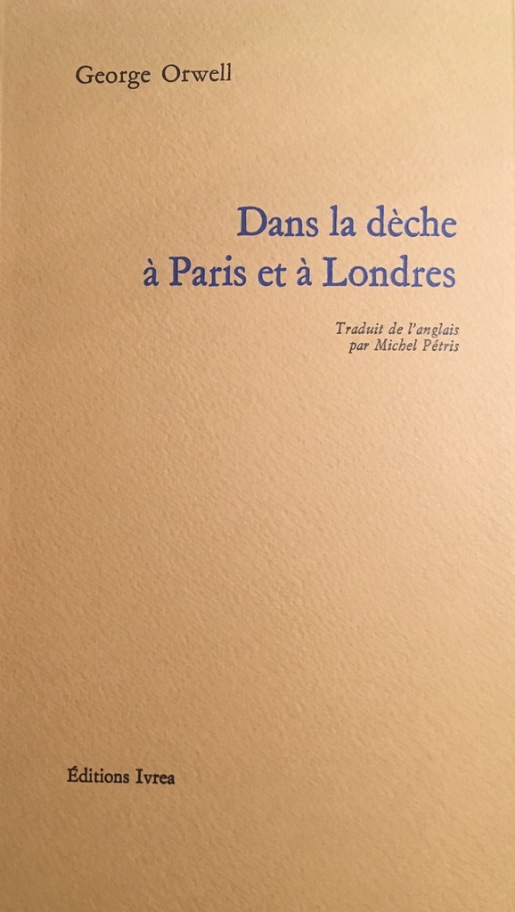 Dans la dèche à Paris et à Londres