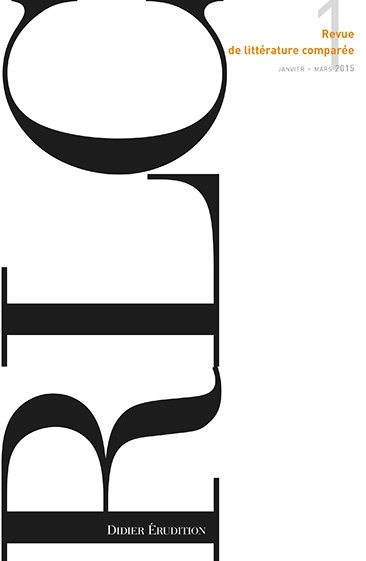 Revue de littérature comparée - N°1/2015