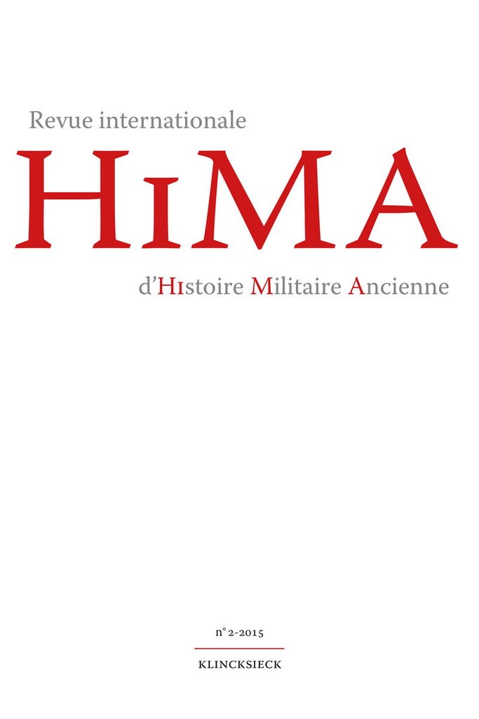 [9782252039779] Revue internationale d'Histoire Militaire Ancienne. N°2/2015