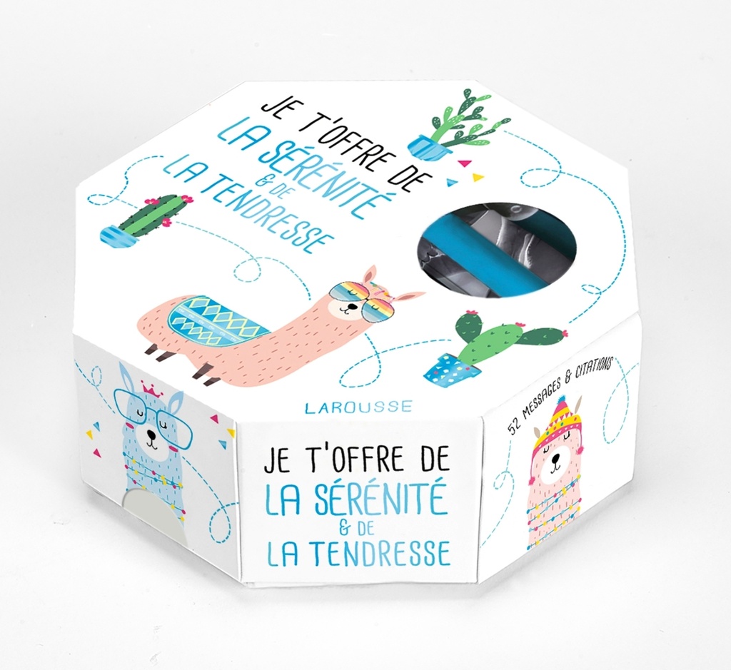 Je t'offre de la sérénité et de la tendresse