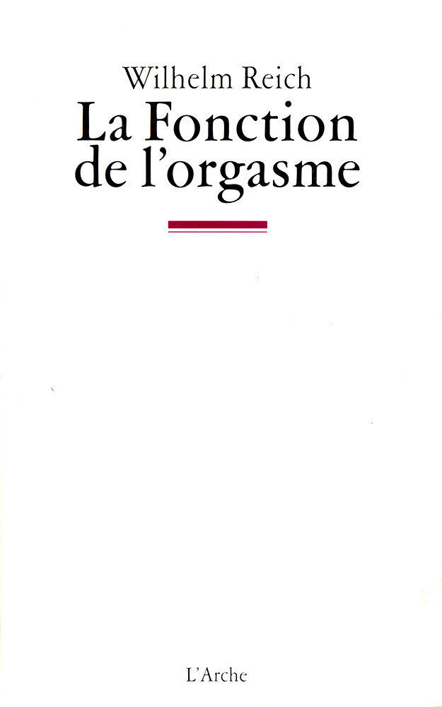 La Fonction de l’orgasme