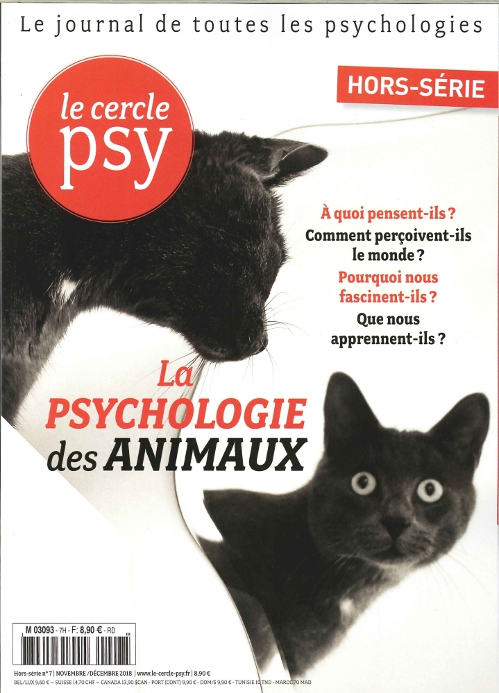 Le Cercle Psy HS N°7 La psychologie des animaux  - novembre 2018