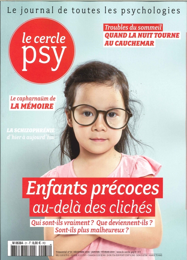 Le Cercle Psy N°31 Enfants precoces  décembre/janvier/février -  2018-2019