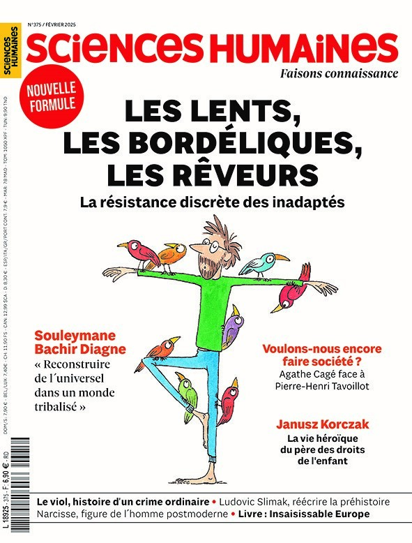 [3663322131059] Sciences Humaines N°375 : Les lents, les bordéliques, les rêveurs - Janvier 2025