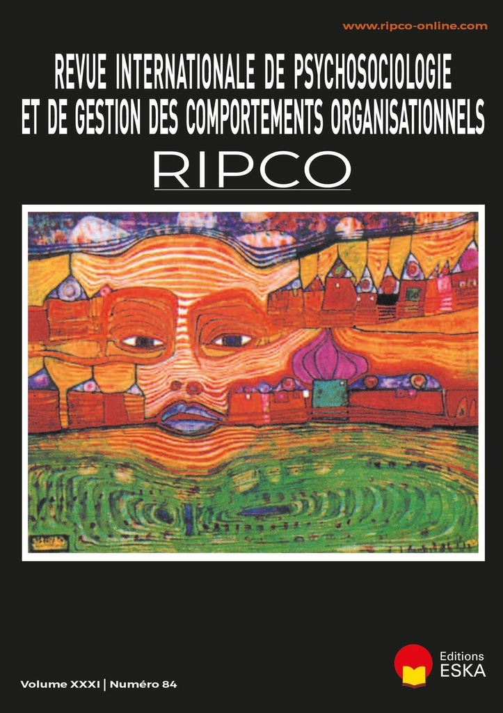 Revue internationale de psychosociologie et de gestion des comportements organisationnels Vol XXXI, No 84