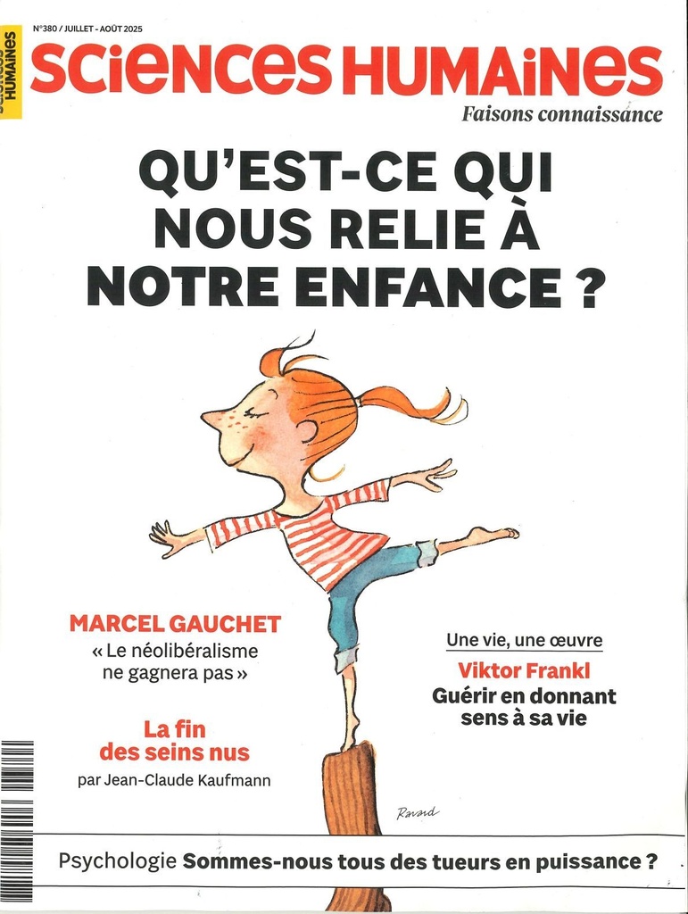 Sciences Humaines n°380 : Qu'est-ce qui nous relie à notre enfance ? - Juillet/Août 2025