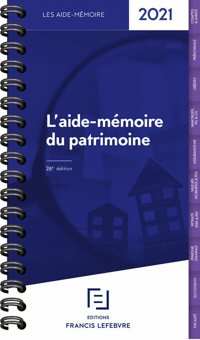 L'aide-mémoire du patrimoine 2021