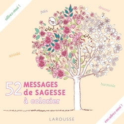 52 messages de sagesse à colorier