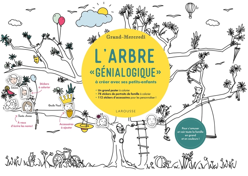 L'arbre "génialogique" à créer avec ses petits-enfants par Grand-Mercredi