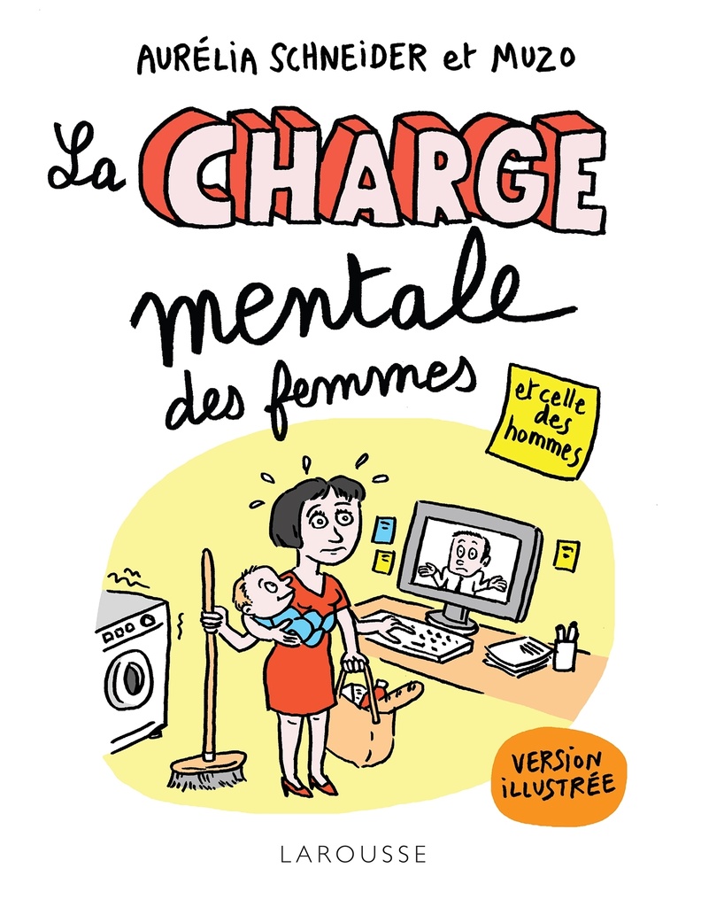 La Charge mentale des femmes et celle des hommes illustrée