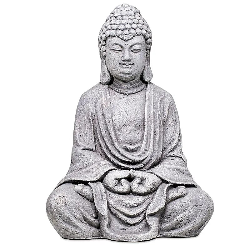 Bouddha en Méditation -- 1800 g; 24x16x33 cm
