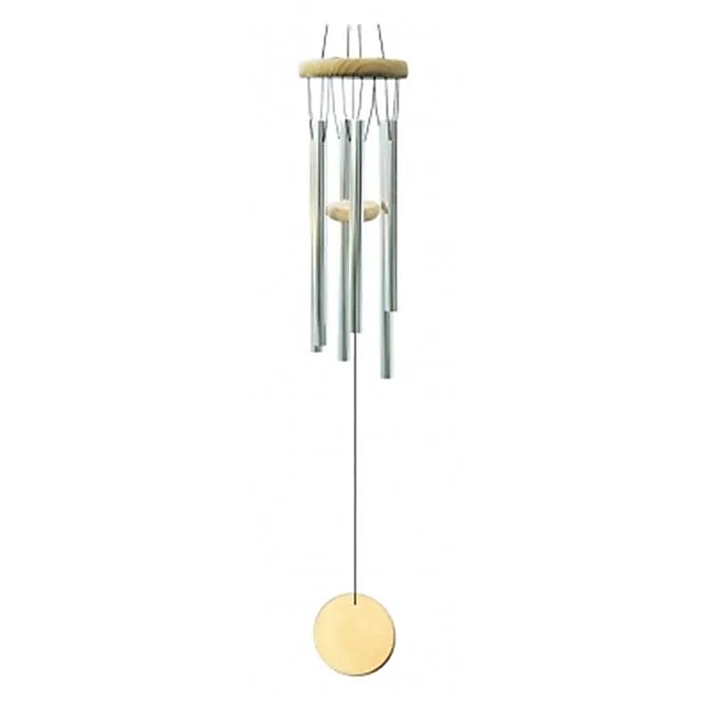 Carillon à vent 5 tubes et bois -- 45 cm